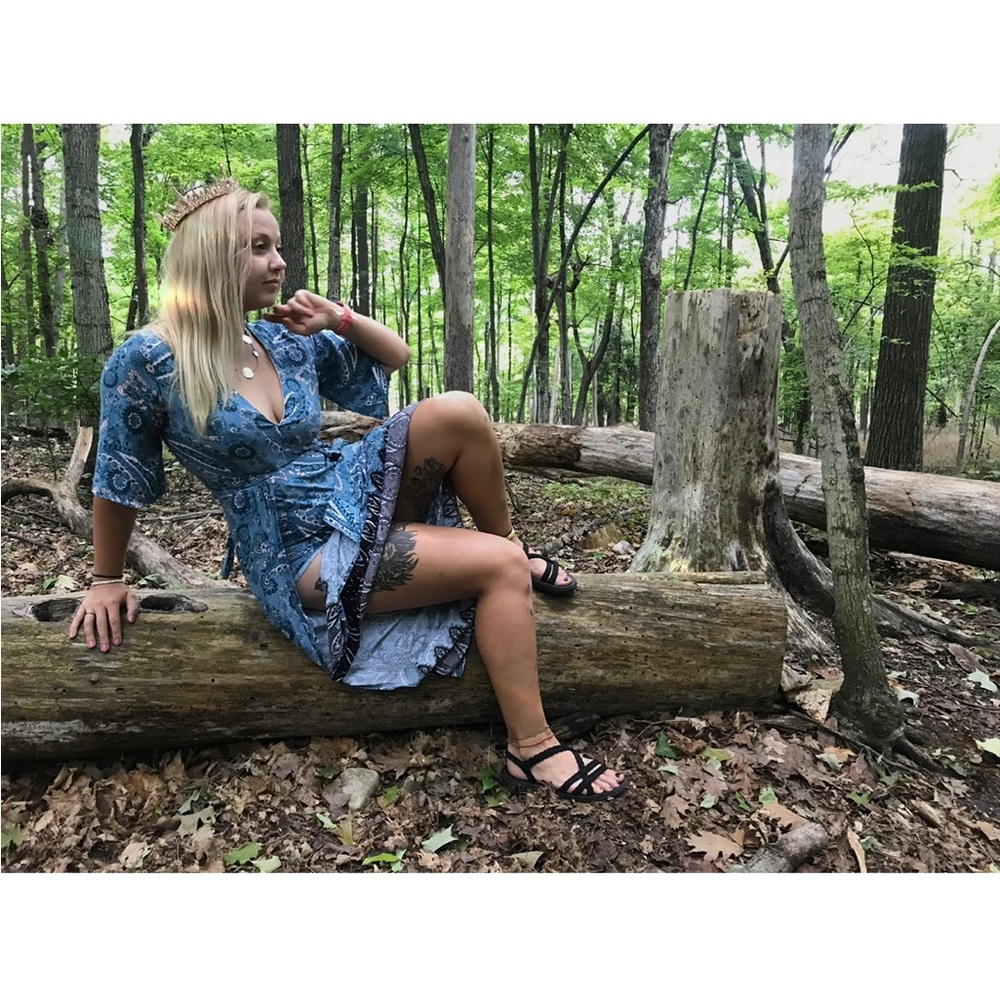 Romper with shorts and long maxi dress cape